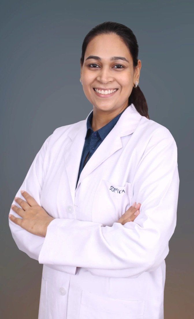 Dr. Somya Ish, retina specialist and eye surgeon at Theia Eye Care Clinic, Vasant Kunj